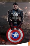 Cosplay 1:1 American Captain Steel Shields Captain America Shield