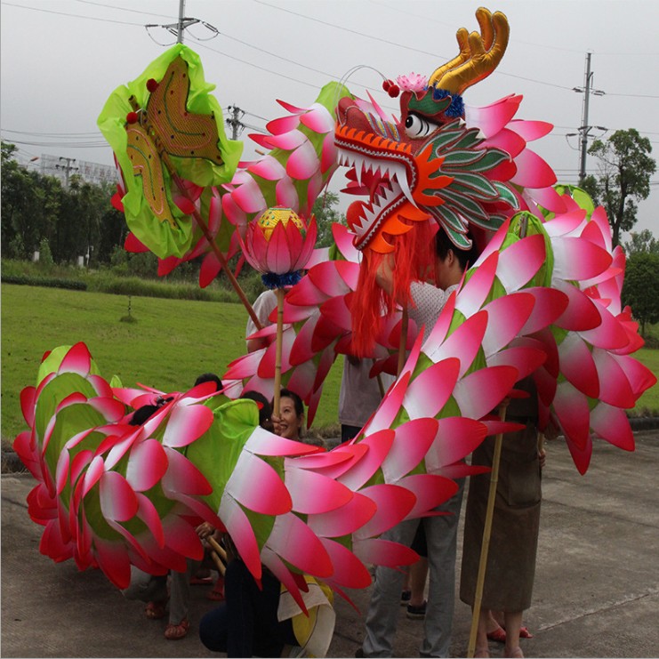 Lotus Dragon Dance Equipment Wushu Dragon Dancing Costume Everything