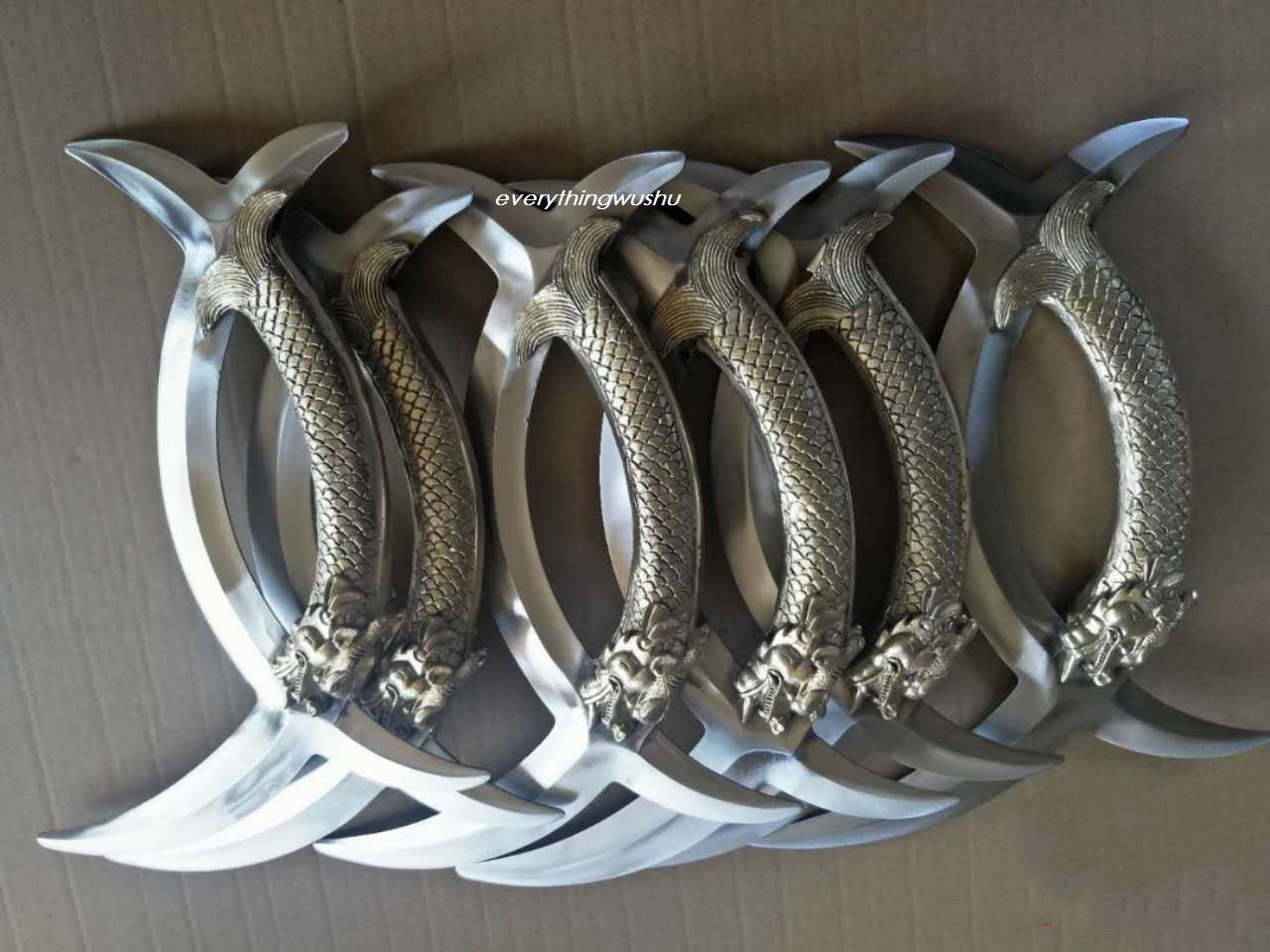 Wushu Kung Fu Double Deer Horns Ba Gua Yue Zi Wu Yuan Yang Yue