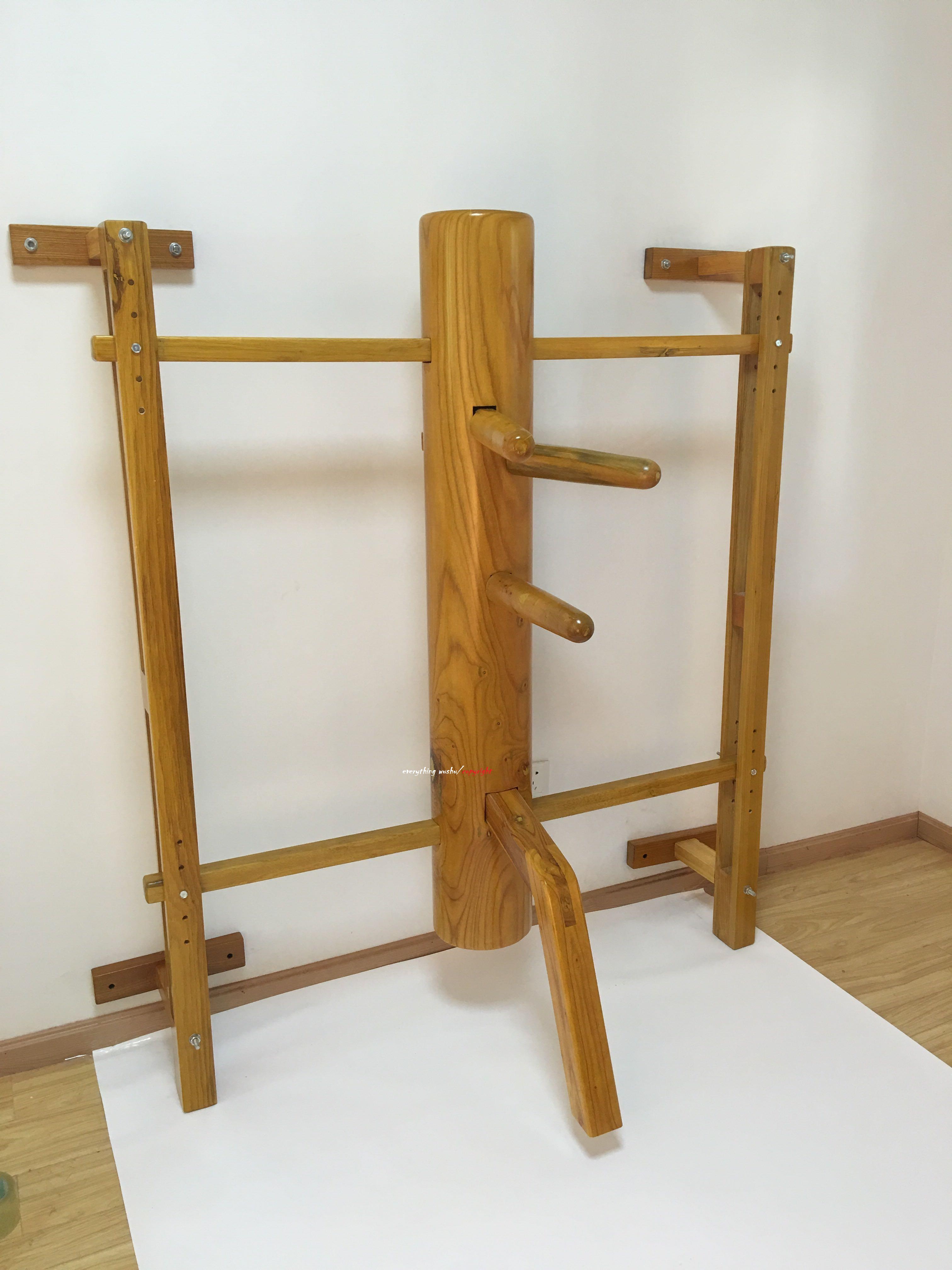 Wall Mounted Wing Chun Wooden DummyBirch Everything Wushu