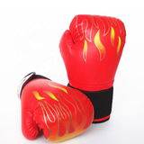 5-12 Years Children Boxing Gloves MMA Karate UFC Boxing Equipment Flame Boxing Set