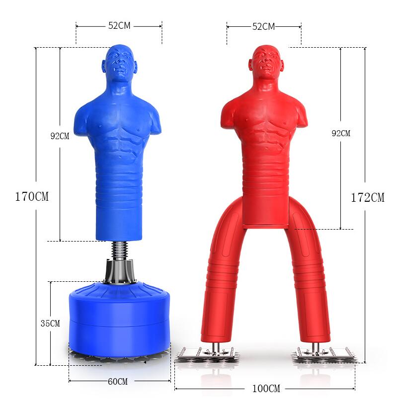 Human Shaped Free Standing Boxing Punching Bob Training Dummies ...