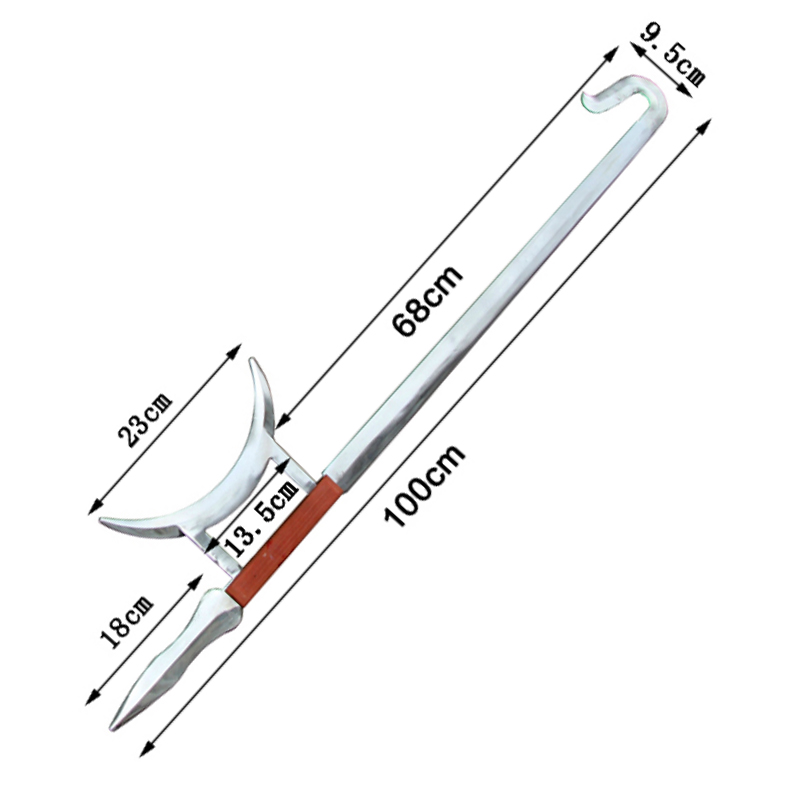 ushu Kung Fu Tiger Head Double Hooks Tiger Hook Swords