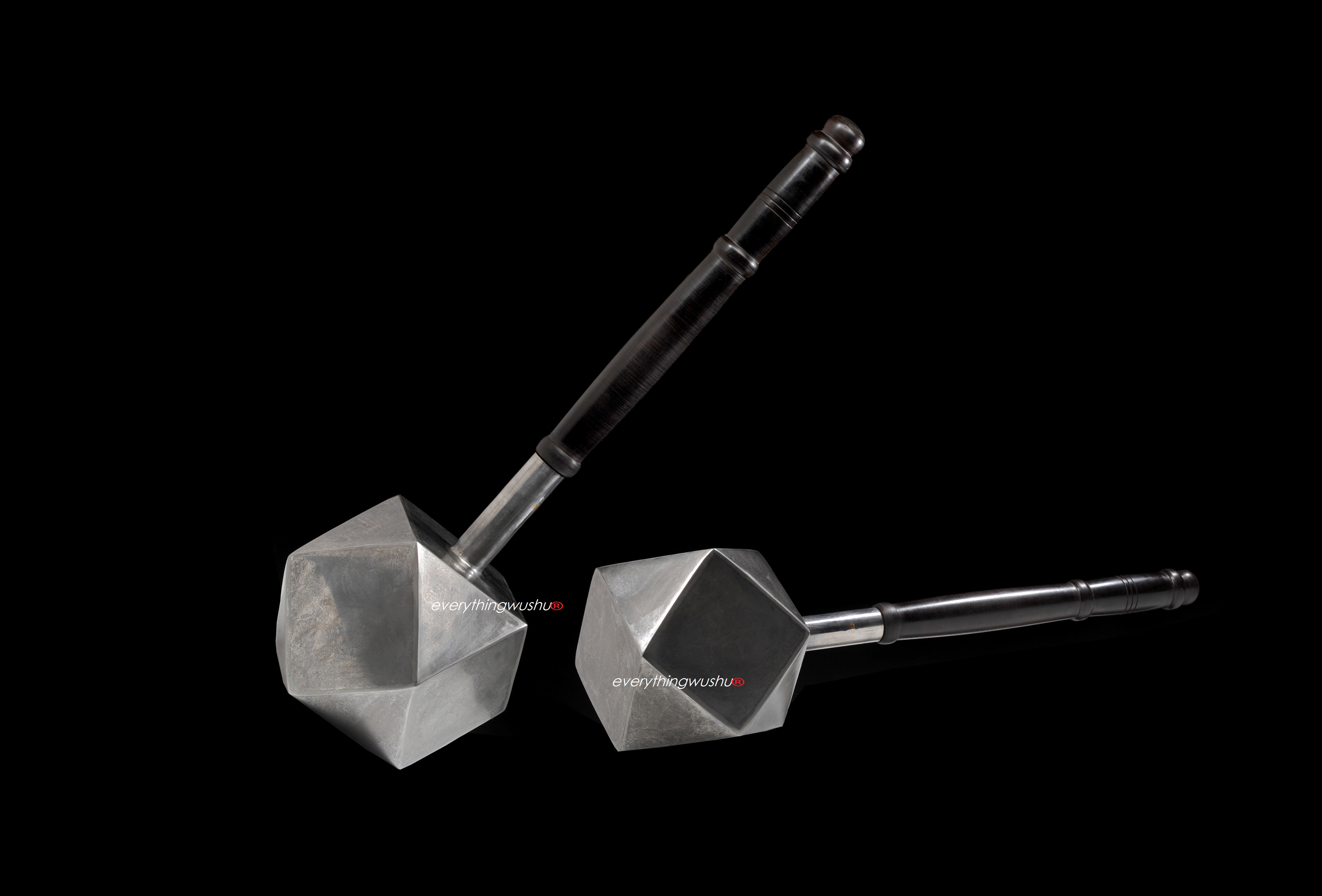 Collectible Wushu Double Hammers Traditional Chinese Cold Weapon