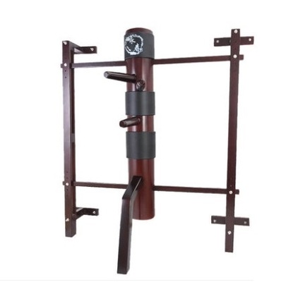 Chinese Wall Mounted Wing Chun Wooden Dummy-China Oak - Everything Wushu